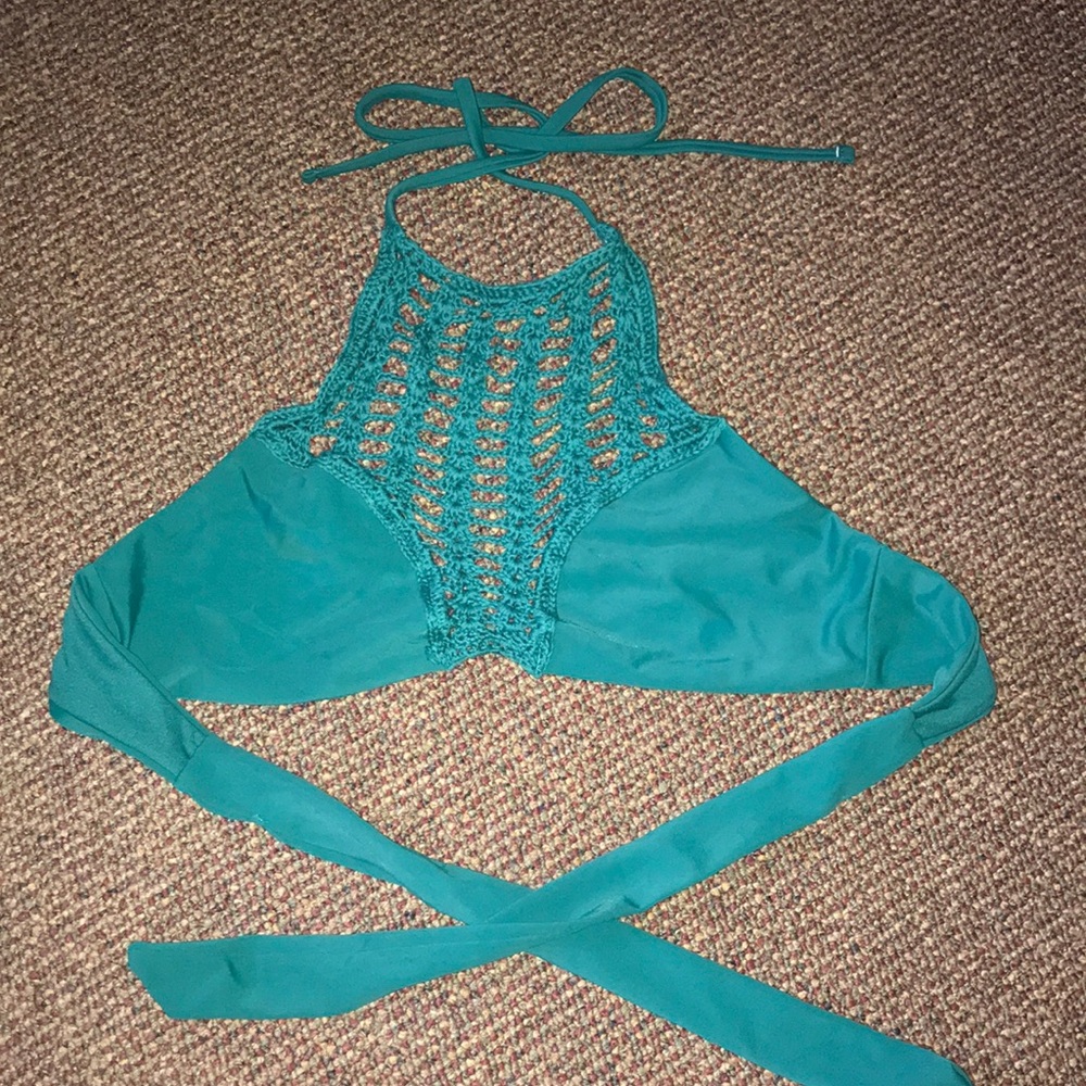 crochet bikini top
